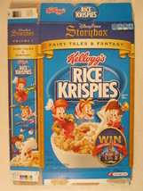 MT KELLOGS Cereal Box 2014 Rice Krispies 12oz STORYBOX Walt Disney [G7E15e] - $7.17