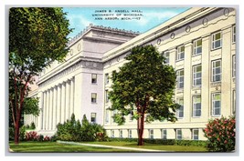 University of Michigan James Angell Hall Ann Arbor MI UNP Linen Postcard Z2 - £2.33 GBP