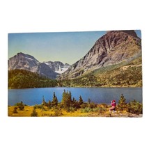 Postcard Upper Swiftcurrent Lake Glacier National Park In Montana No. 61 Chrome - £5.20 GBP