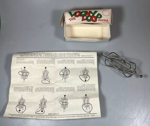 Primary image for Vintage Loony Loop Puzzle Game in Original Box with Instructions