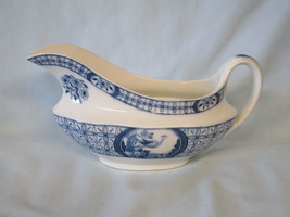 Johnson Brothers Gray Blue Mongolia Gravy Boat Only - £24.38 GBP