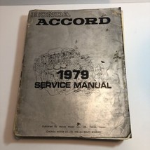 1979 Honda Accord Shop Manual 79 Original Repair Service Book OEM - $9.46
