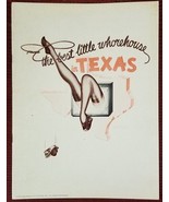 BEST LITTLE WHOREHOUSE IN TEXAS - STELLA PARTON THEATER PLAY PROGRAM MIN... - $14.00