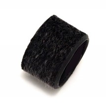 NEW Tony Pony, Ponytail Cuff, Hair Accessory on Elastic Rubber Band, Black Furry - £7.01 GBP