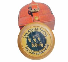 Poem Pocket Compass with The Beatle Finder - Silhouette Image Engraved II (Antiq - £35.96 GBP