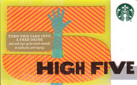 Starbucks 2015 High Five Collectible Gift Card New No Value - £2.40 GBP