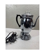 Vintage Keyst-O-Matic KeystOMatic C6605 Chrome Percolator Coffee Pot Ele... - $1,398.50 MXN