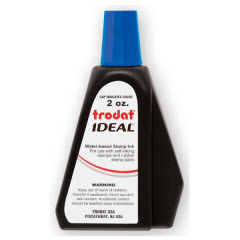 Re-Inking fluid for Self-Inking Stamps - Blue - $6.50