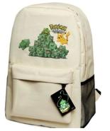 Pokemon Bulbasaur Full size School Bag Backpack White approx 16&quot; - £18.86 GBP
