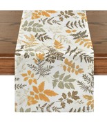 Fall Ferns | Thanksgiving Table Runner 48x13 – 100% Polyester, Rustic Fall Harve - $14.97