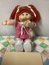 Vintage Cabbage Patch Kid With Pacifier Red Hair IC Factory Made In Taiwan 1984 - £192.65 GBP