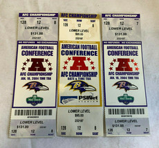 3 Ravens AFC Conference Championship Tickets Stubs Football Sports M&amp;T S... - £23.66 GBP