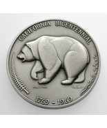 1796-1969 California Du Bicentenaire Argent Médaille 135 Grammes .999 Ar... - $5,795.83 MXN