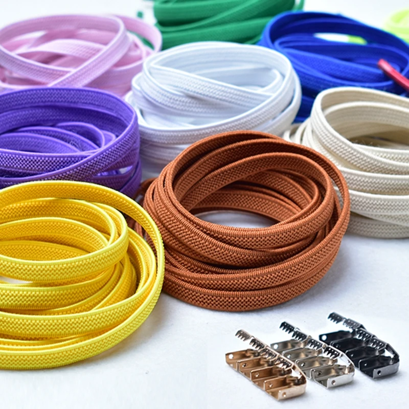 House Home No Tie Flat Hiking Running Shoe Lace Elastic Shoelaces Outdoor Leisur - £19.52 GBP