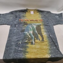 Vintage Dinosaur Walt Disney Movie Promo Tie Dye T-shirt Mens S/M - £46.56 GBP