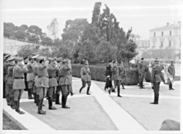 Ranking German Soldiers In Dress Uniforms SALUTING~WW2 Military Photograph - £12.06 GBP