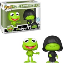 Kermit The Frog &amp; Constantine 2-Pack - Hot Topic Exclusive - Funko Pop - IN HAND - £35.80 GBP