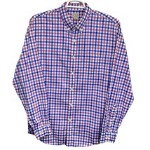 J.Crew Shirt Tailored By Shirt Purple Blue XL Plaid Button Down Checks Preppy - £17.15 GBP