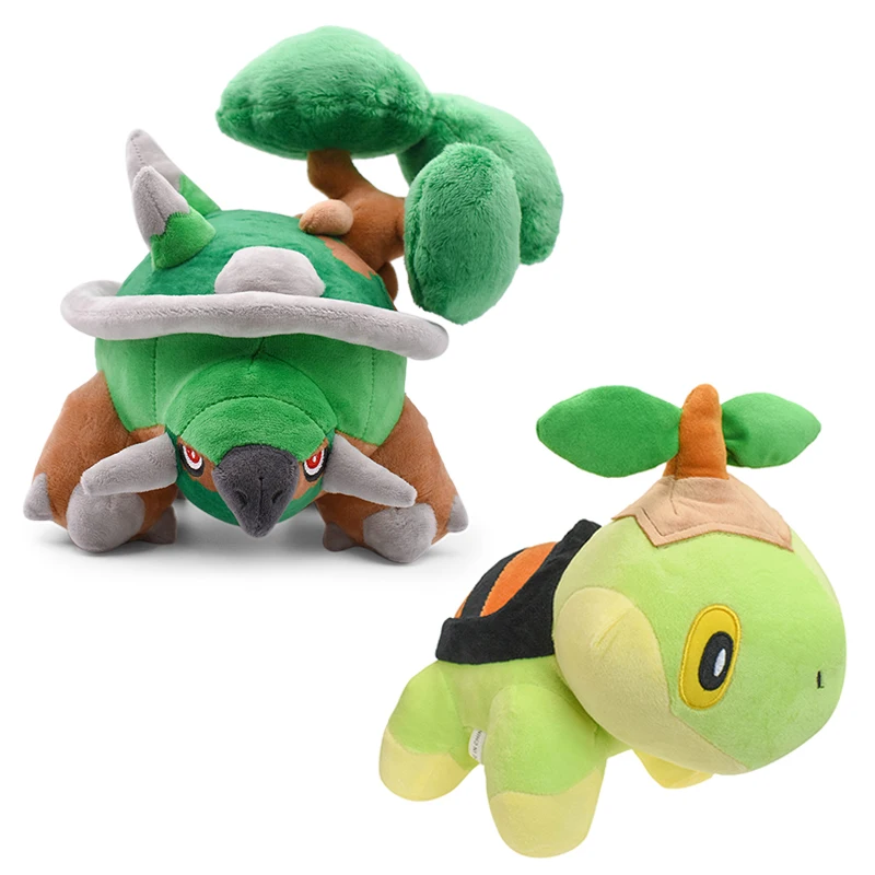 30cm Torterra Turtwig Pokemon Plush Toy Green Turtle Peluche Stuffed Dol... - $31.39+