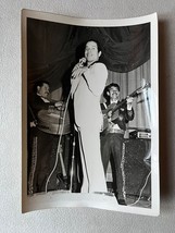 Vintage Mexican Sexy Sensual Man Gay Singing w/ Mariachi Photo Photograph 1970&#39;s - £28.90 GBP