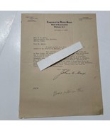 Vintage Letter Congress of the United States 1930 John C Box 2nd Distric... - $62.74 CAD
