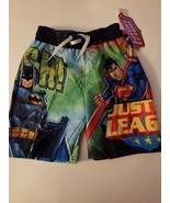 Justice League  Boys  Board Short Swim Trunks Size  4 or  7 NWT  - £11.00 GBP