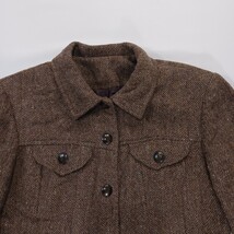 Vintage Bentley Arbuckle Women's 6 Brown 5-Button Lamb Wool Blend Blazer Jacket  image 13