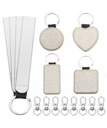 Shape Leather Blank Sublimation Wristlet Lanyard Jewelry Making Kit Subl... - £15.87 GBP