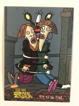 Aaahh Real Monsters Trading Card 1995 #59 Fit To Be Tied - £1.54 GBP