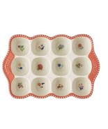 Pioneer Woman ~ BLOOMING BOUQUET ~ Stoneware ~ Egg Holder Dish - $32.73