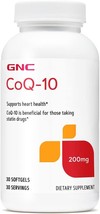 GNC CoQ-10 200mg, 30 Softgels, Supports Cardiovascular Health - £35.08 GBP