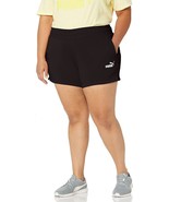 Puma Women&#39;s Essential 4&quot; Regular Fit Sweat Shorts Black Size Medium - £9.30 GBP