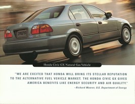 1998 Honda CIVIC GX CNG brochure catalog Natural Gas 98 US - $8.00