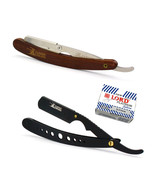 2 pcs CS Stainless Steel Straight Edge Shavette Barber Razor 100 Lord Pl... - $30.42 CAD