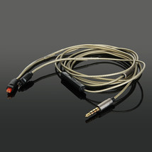 Audio Cable with Mic For Audio Technica ATH-IM01 IM02 IM03 IM04 IM50 IM70 - £16.61 GBP