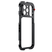 Metal expansion frame phone protective case for iPhone 13 14 15 Pro MAX Vlog MIC - £15.55 GBP+