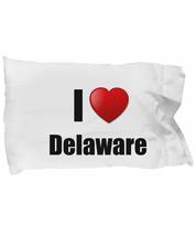 Delaware Pillowcase I Love State Lover Pride Funny Gift Idea for Bed Body Pillow - £17.38 GBP