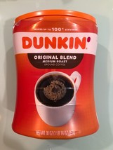 DUNKIN DONUTS ORIGINAL BLEND MEDIUM ROAST GROUND COFFEE 30OZ - $24.17