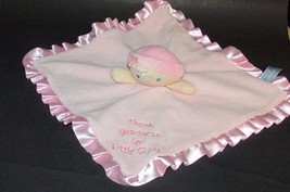 Kids Preferred Security blanket pink doll satin Thank Goodness Little Fo... - £7.11 GBP