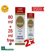 2x Fenjal Classic Hand Cream 100ml Silicone &amp; glycerine 80+20ml free كري... - £21.55 GBP