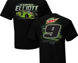 Chase Elliott #9 Mt Dew Chevy on a extra large (XL) black tee shirt - $24.00