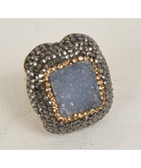Chloe &amp; David Crystal .925 Encrusted Ring 8 - $108.32 CAD