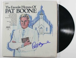 Pat Boone Signed Autographed &quot;Favorite Hymns&quot; Record Album - £31.96 GBP
