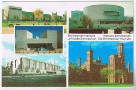 District Of Columbia DC Postcard Washington Smithsonian Institute Multi View - £1.71 GBP