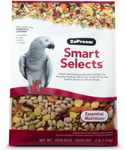 ZuPreem Smart Selects Bird Food for Parrots and Conures 12 lb (3 x 4 lb) ZuPreem - £108.47 GBP
