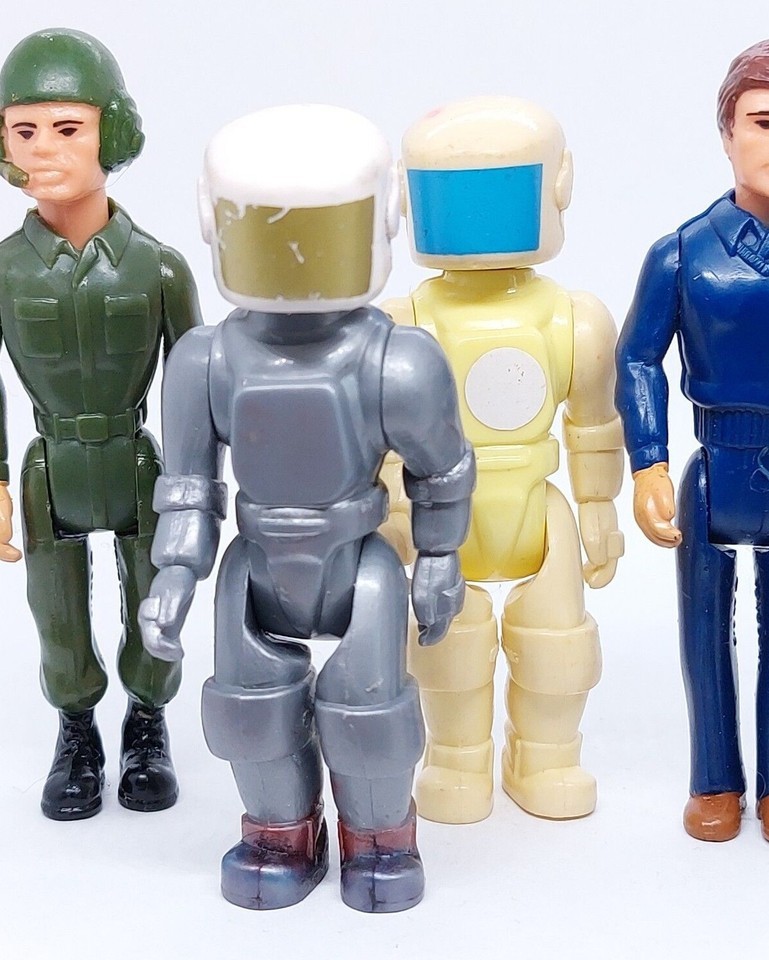 Vintage Fisher Price 1984 Astronaut Soldier 3.75" Figures lot Item image 3