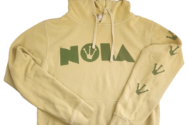 Disney Yellow NOLA Hoodie Adult Small Princess and the Frog Hooded Sweatshirt - $20.56