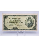 HUNGARY 100 MILLIO PENGO 1946 post war hyperinflation P-130 - €34,71 EUR