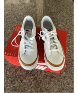 Nike Court Legacy GS Size 6Y - Color:: White/Black/ Desert - $84.20 CAD