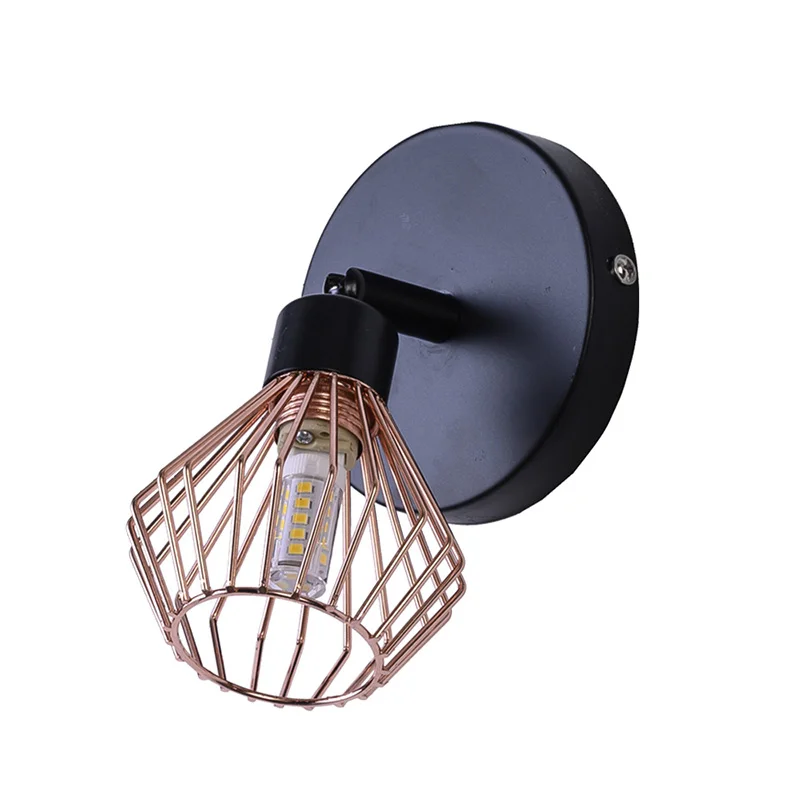 Iling lights with creative cage 2 3 ways steerable led ceiling lamp for bedroom kitchen thumb200